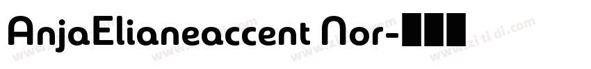AnjaElianeaccent Nor字体转换